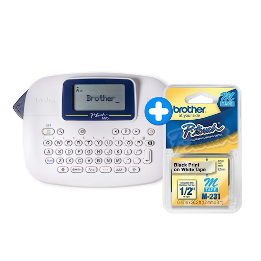 Rotulador Brother PT-M95WT + Fita M-231 Grátis - Impressorajato